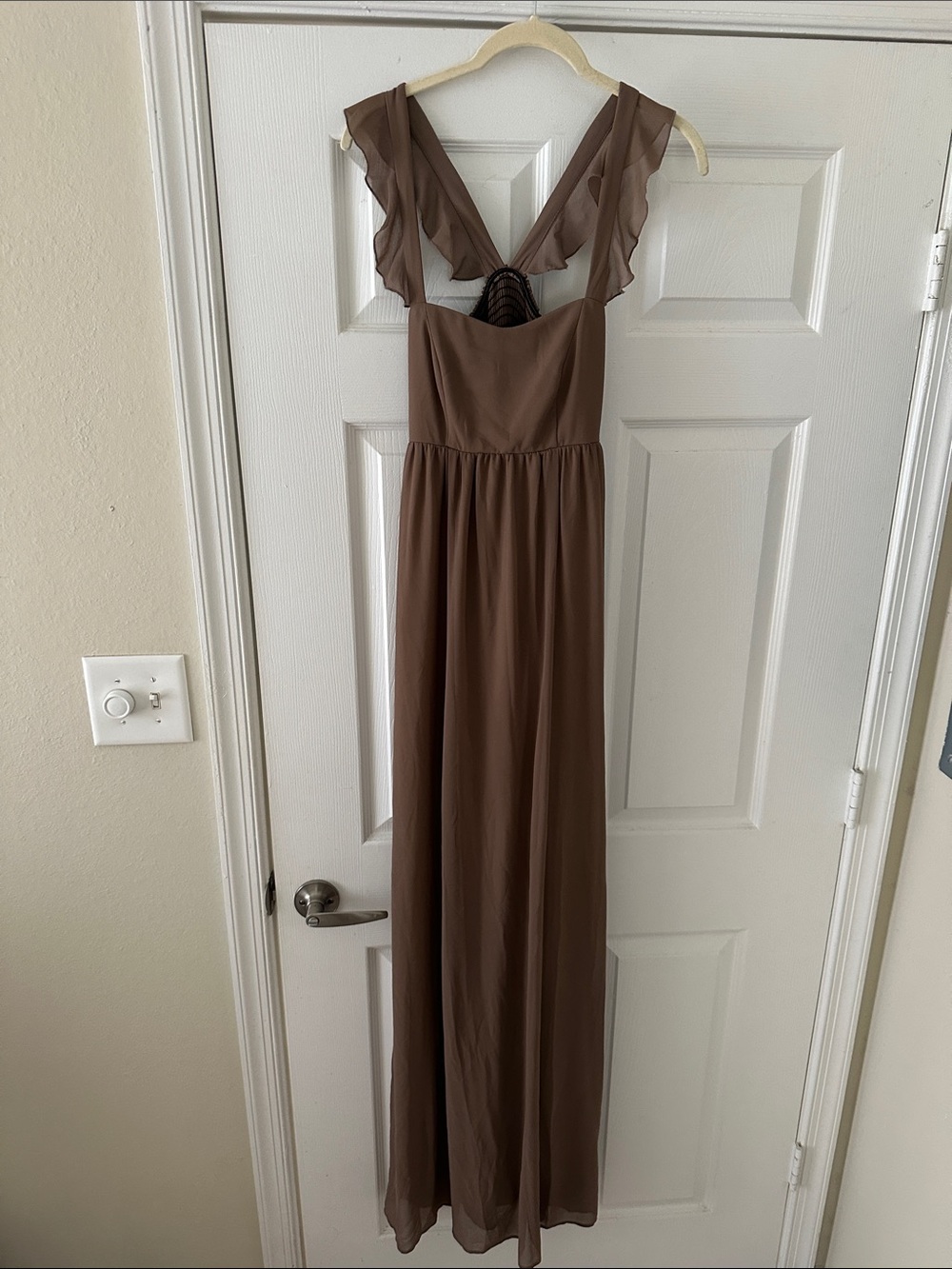 Show Me Your MuMu Ruffled Strap Maxi Dress
